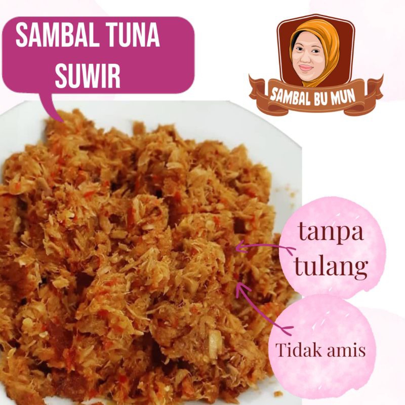 oseng/sambal tuna suwir pedas