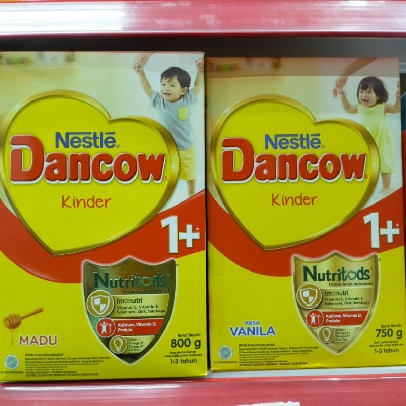 Nestle Dancow 1+ dengan Susu Pertumbuhan Rasa Madu 1-3 Tahun isi 800&amp;750