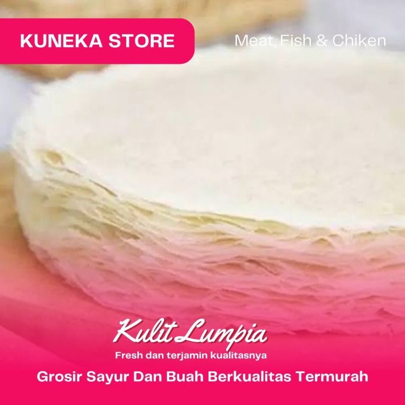 

KUNEKA KULIT LUMPIA SEGAR PROMO MURAH BEST QUALITY BEST PRODUCT BEST PRICE FRESH EVERYDAY GROSIR TERMURAH