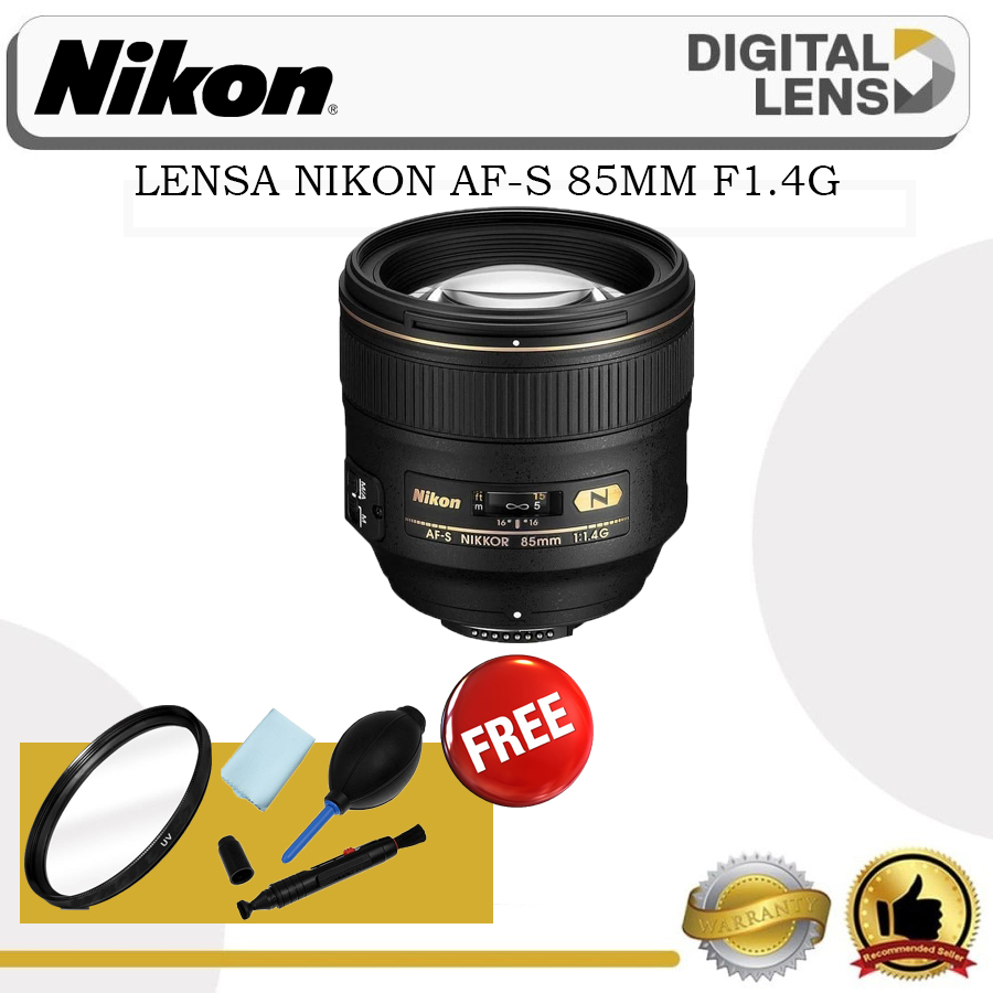 LENSA NIKON AF-S 85MM F1.4G / Nikkor 85mm F1.4 G Nano