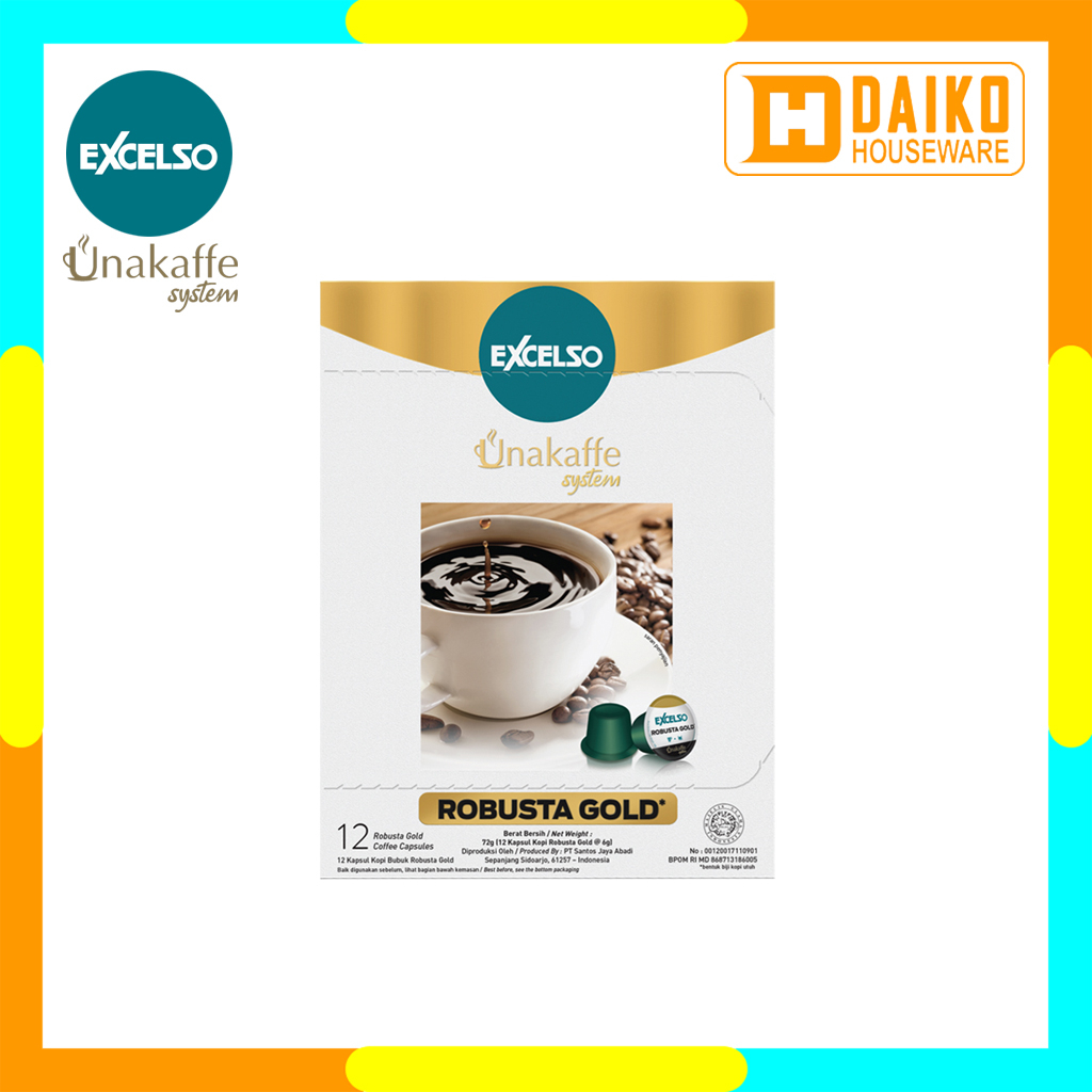 Capsule Coffee Excelso Unakaffe Robusta Gold Kopi Kapsul by Kapal Api