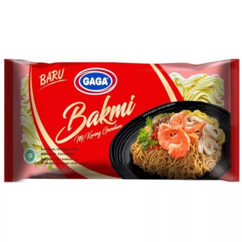 

Gaga BAKMI Mie kering gandum 200 gram