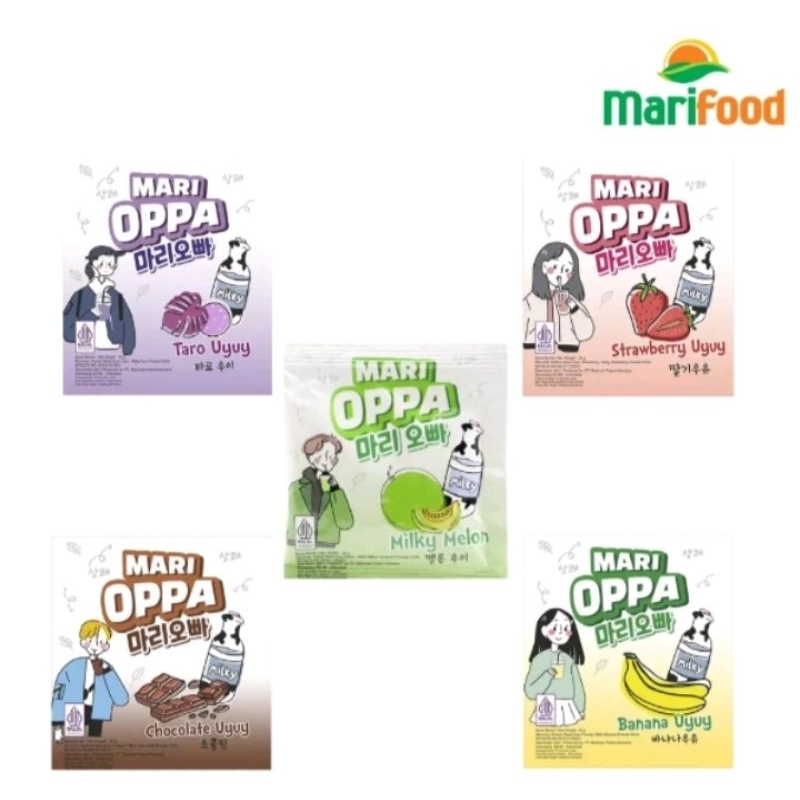 

Marioppa susu Korea renteng isi 10 sachet