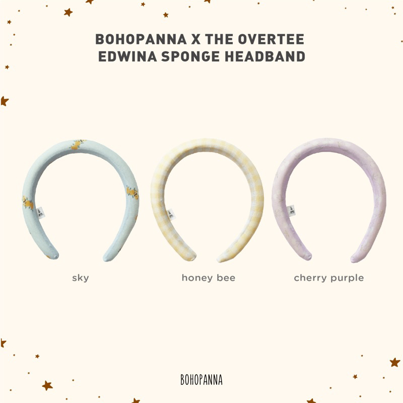 Bohopanna x The Overtee Sponge Headband / Bando Anak