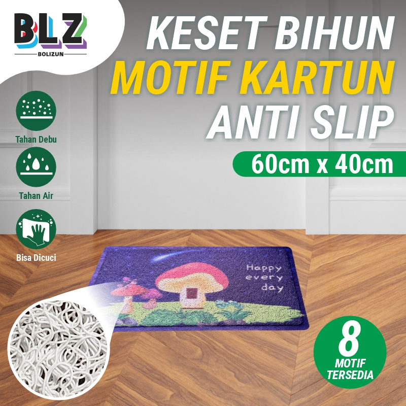 Bolizun Keset PVC Mie Bihun 40 x 60 cm Cushion Printing Tebal 10 mm Anti Slip