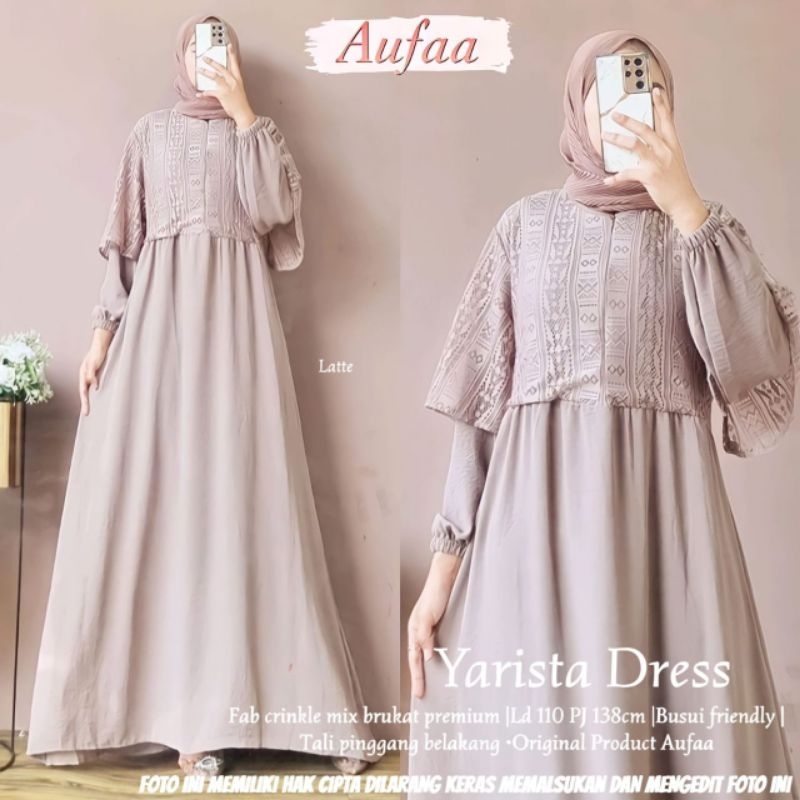 GAMIS MIX BROKAT KONDANGAN LEBARAN MEWAH ELEGANT | FRENDLY BUSUI