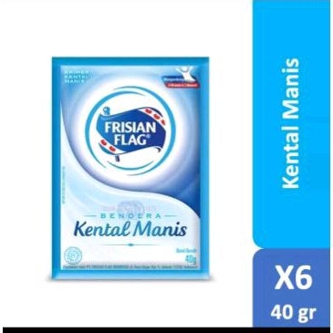 

susu frisian flag kental manis 6 sachet