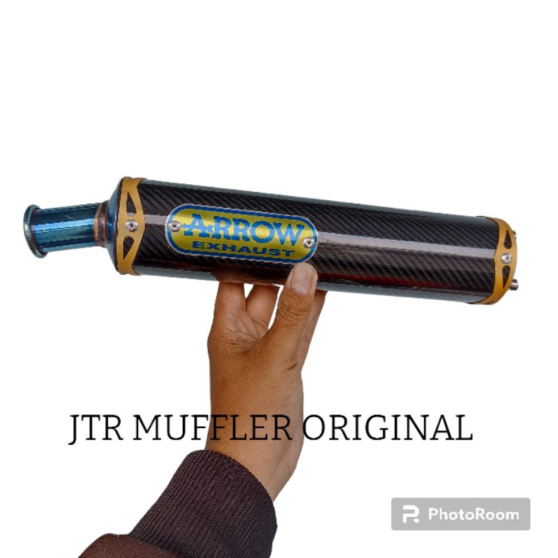 Silincer Slincer knalpot Arrow carbon 2 tak untuk Ninja rr r ss Fiz r Rx king Satria hiu 2 tak