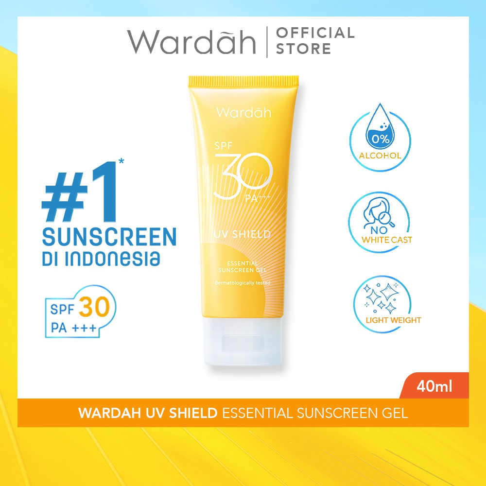 Wardah UV Shield Essential Sunscreen Gel SPF 30 PA +++ 40 ml