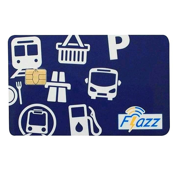 Kartu Flazz BCA Reguler BLUE TRANSPORTATION Berlogo Baru (Gen 2) Support NFC dan Mobile BCA (m-BCA)