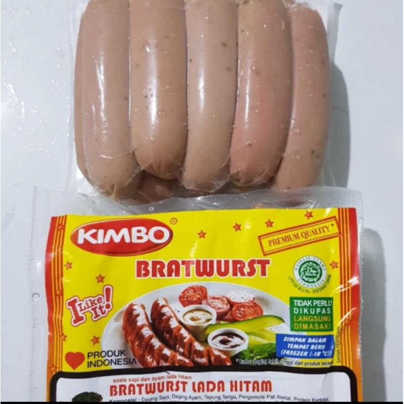 

Kimbo Sosis Mini Lada Hitam 10s 500gr