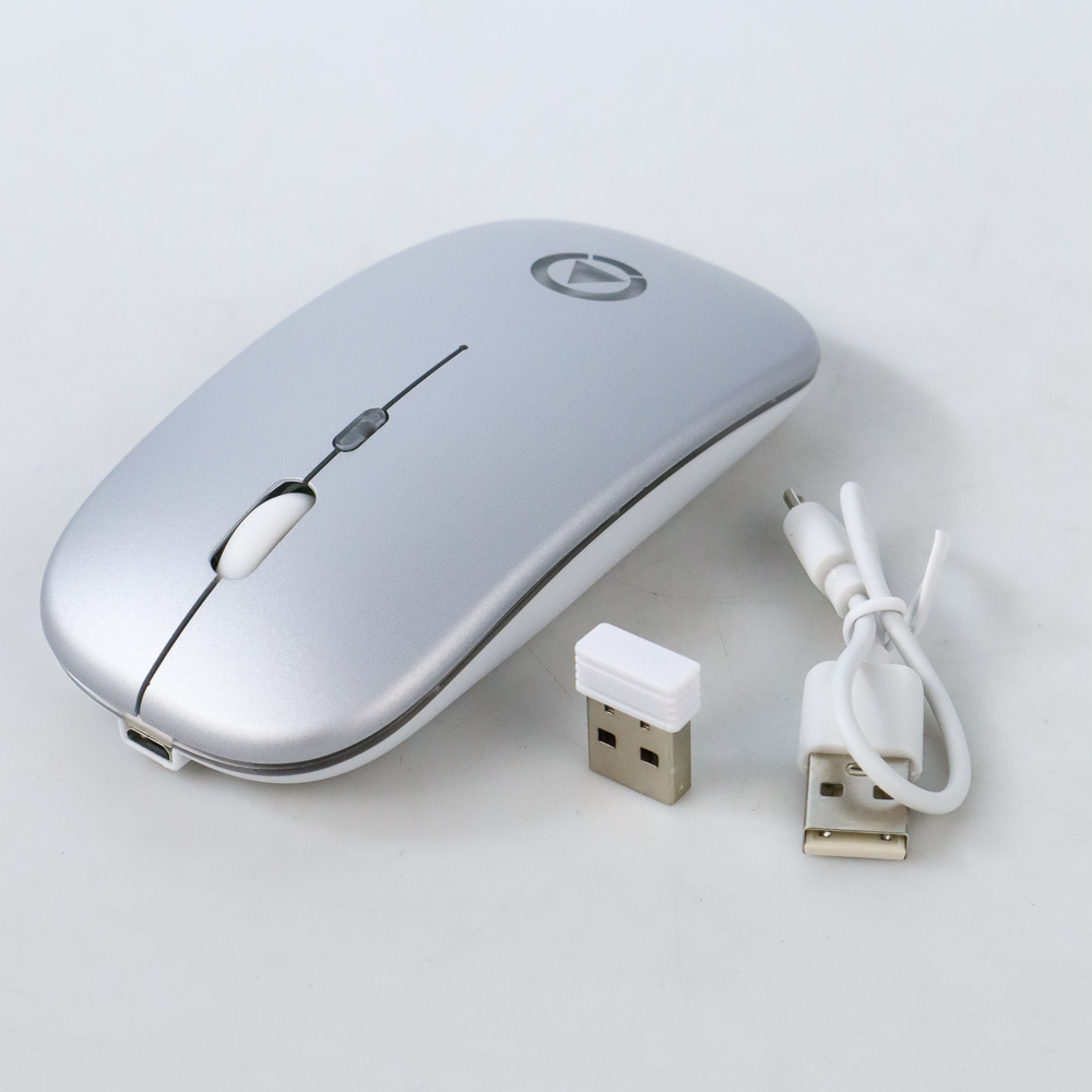 YINDIAO Slim Silent Optical Wireless Mouse USB Recharge 2.4GHz - A2
