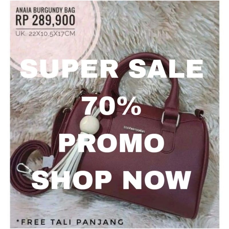 CUCI GUDANG TAS ANAIA DELAFONA SOPHIE MARTIN SALE SOPHIE PARIS MURAH TAS SELEMPANG
