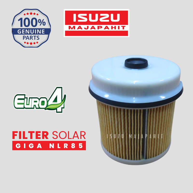 Filter Solar Isuzu Elf NLR85 Euro 4 Element Kit; Fuel Filter Giga NLR85 E4 Filter Elemen Kertas Atas