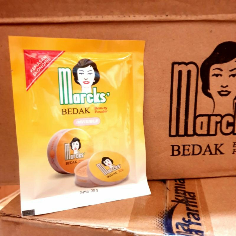 Marcks Bedak Beauty Powder Invisible 20g