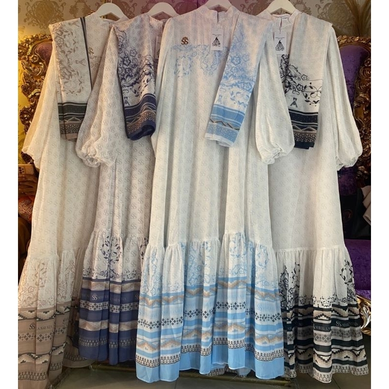 Dress Set Hijab Monogram SS