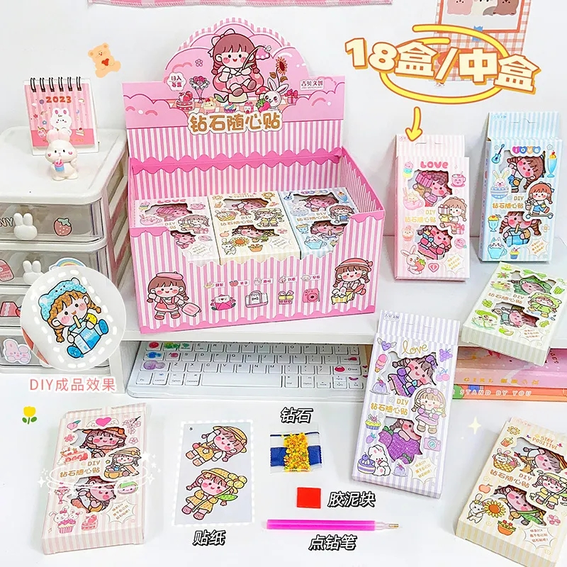 BIANCA - Prakarya DIY Art and Craft Diamond Beads Girl Series Box