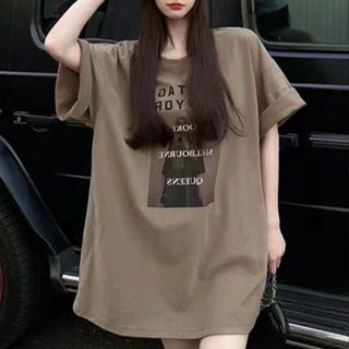 GO!BJ1164 Baju Atasan lengan Pendek Kaos Motif Vintage Newyork Wanita Kekinian Fashion korean