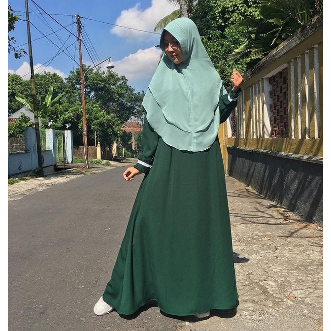 COD Gamis Katun Polos Toyobo Ori Premium Busui Jumbo Murah Terbaru Kekinian