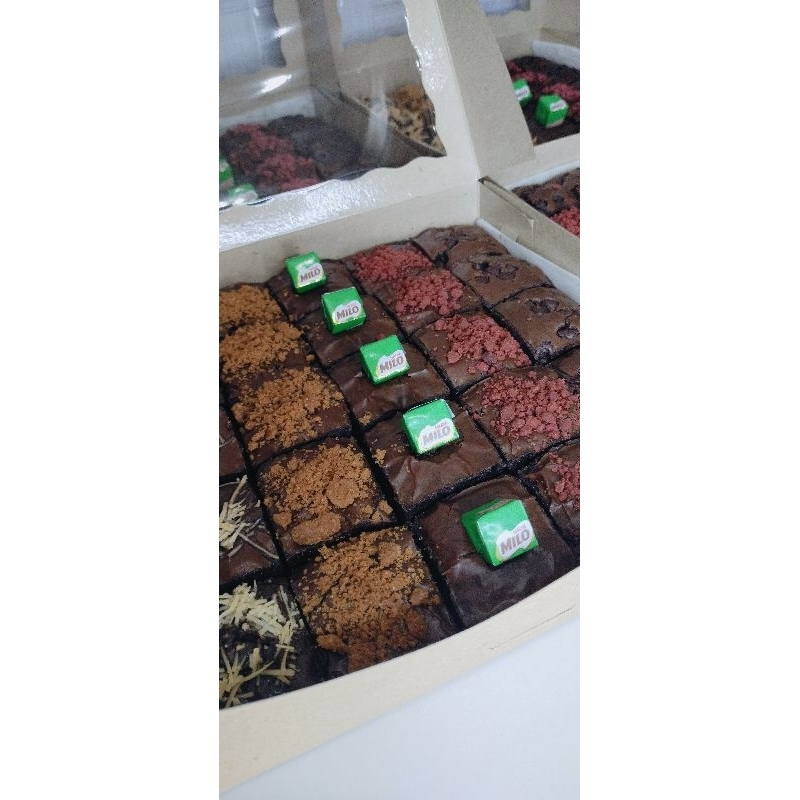 

brownies sekat/brownies panggang/fudgy brownies