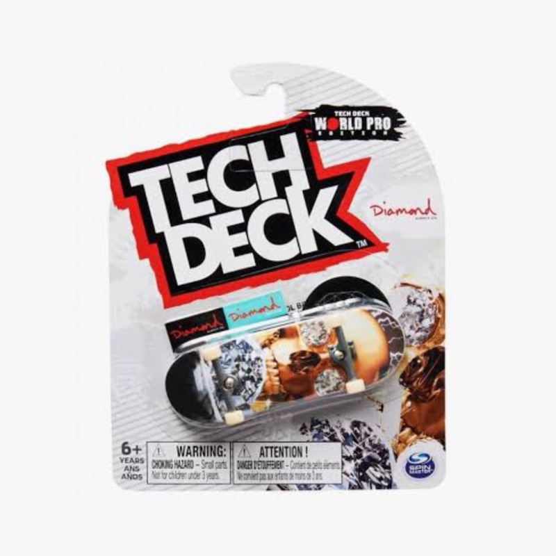 Tech Deck World Pro Edition Diamond Supply Co. Gold Skull