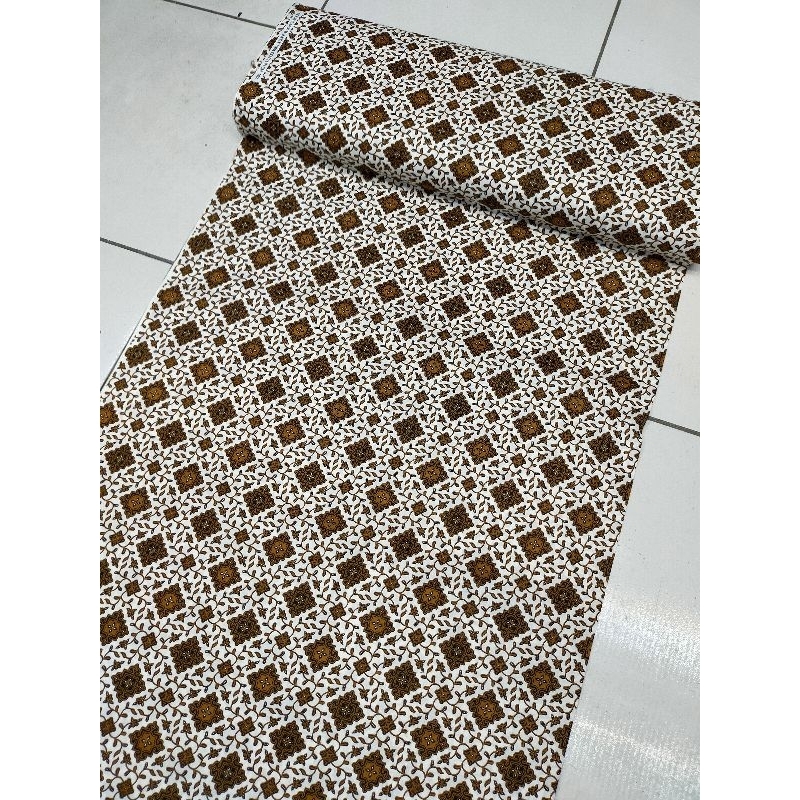 YZ5 Kain Batik Cemani CM 702. Bahan Batik Katun Cemara Mas batik Sekolah Seragam Guru Murid Per