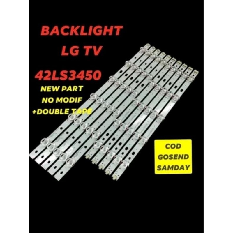 LAMPU BL LED BACKLIGHT LG TV 42LS3450 42LS 11LED 11K