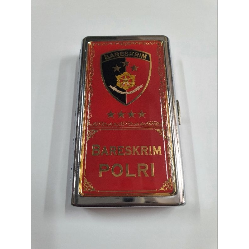 Wadah Rokok Logo | Tempat Rokok Bareskrim Merah | Tempat Roko Berlogo Army