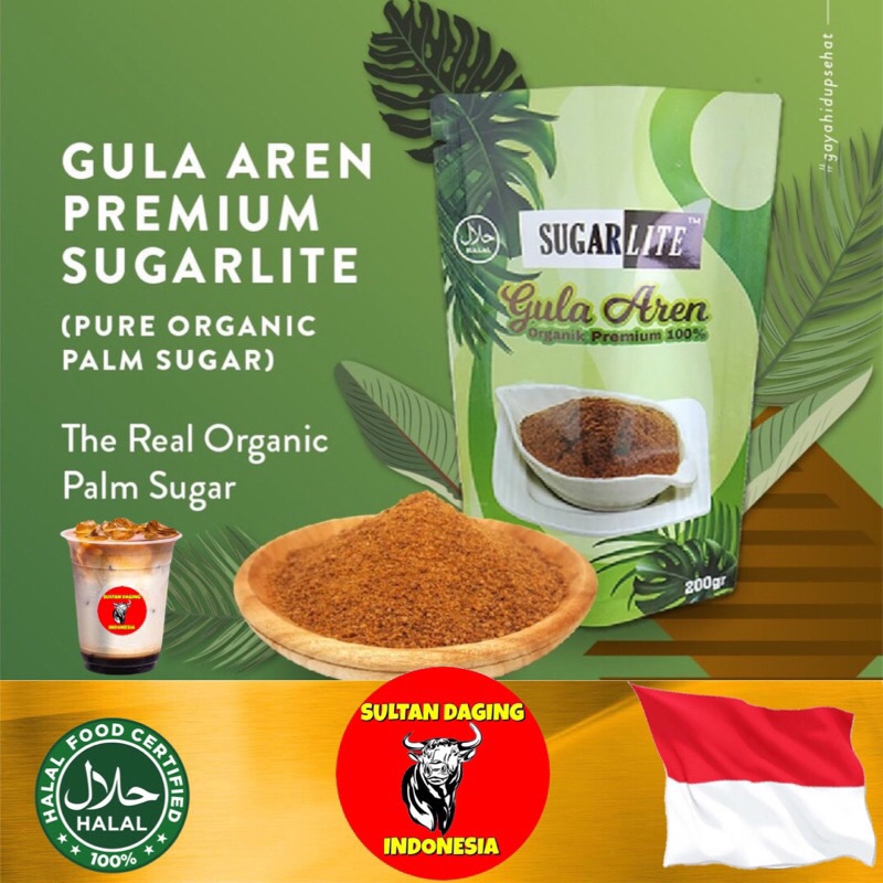 

GULA AREN BUBUK ASLI ORGANIK PREMIUM 200 GRAM/ GULA AREN 100%/ ORGANIC/ 100% ORGANIC HEALTHY PALM SUGAR/ ORGANIK/ GULA AREN TANPA PENGAWET/ ASLI GULA AREN 100%