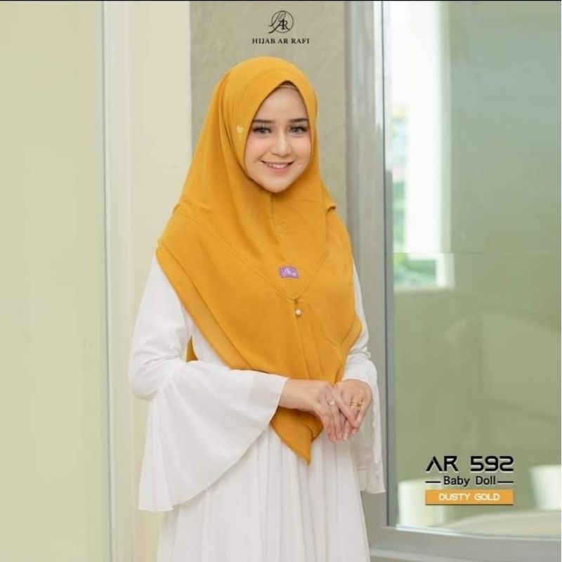 # Khimar baby doll Ar Rafi ✅ar 592 ✅hijab syar'i ✅jilbab syar'i terbaru best seller ✅soft ped