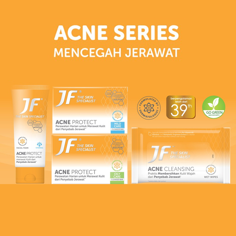 JF Sulfur Acne Protect Cleanser Bar - 65gr