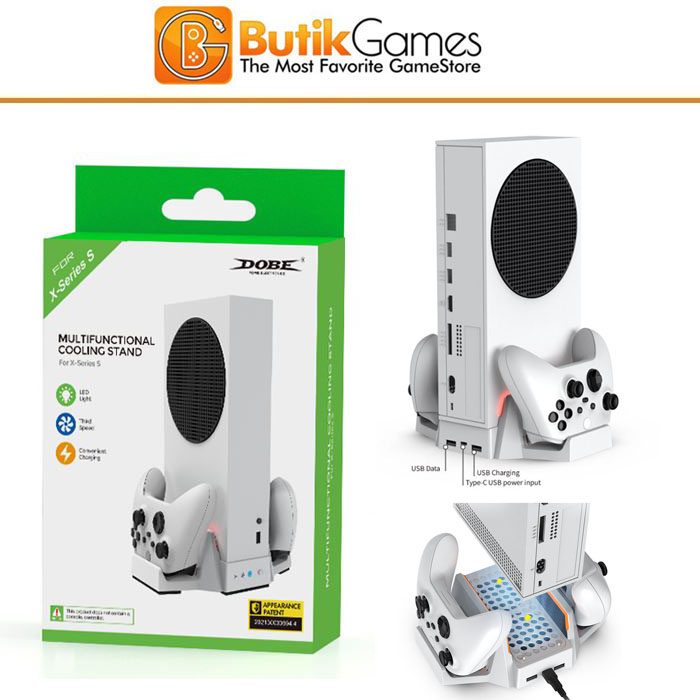 Kipas Cooling Stand Charger Charging XBOX Series S Dobe TYX 0663