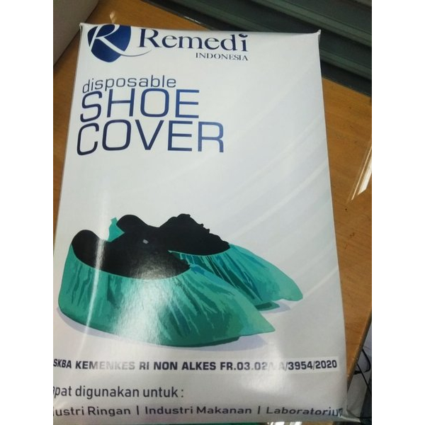 SHOE COVER REMEDI DISPOSABLE  PELINDUNG SEPATU REMEDI