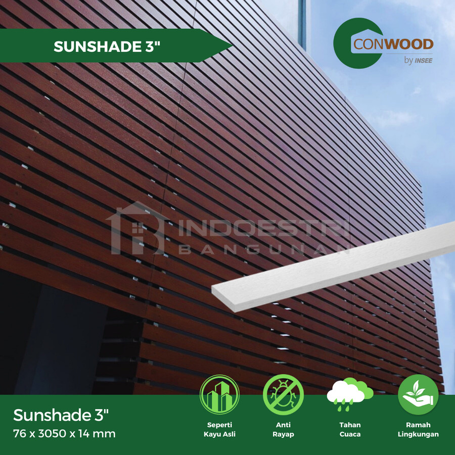 Conwood Sunshade 3" / Conwood Decorative Sunshade (76 x 3050 x 14 mm)