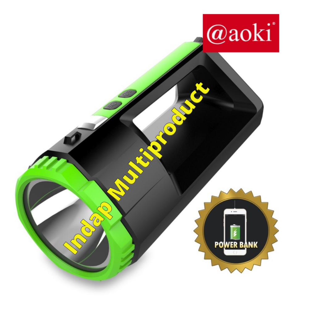 Senter Jumbo Aoki AK-6692 40 Watt + 20 Watt Powerbank