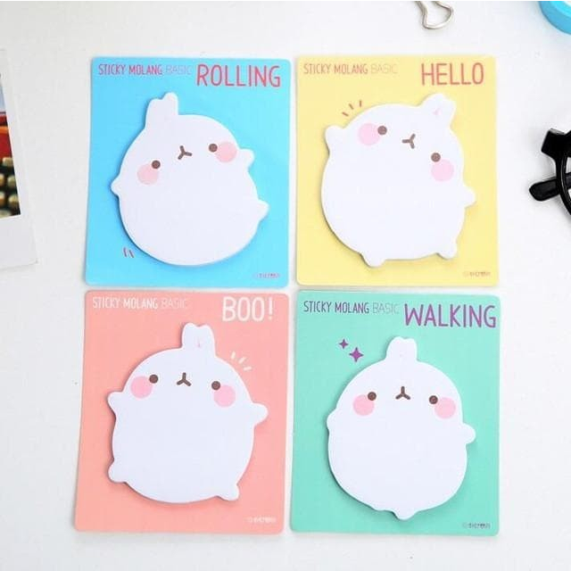 

STICKER NOTE KARAKTER MOLANG MEMO LUCU KERTAS NOTES STIKER TEMPELAN REMINDER PENGINGAT TO-DO-LIST BUKU CATATAN