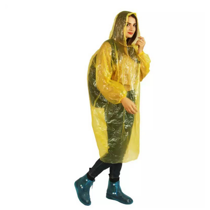 A481 JAS HUJAN SEKALI PAKAI plastik poncho rain coat pelastik plastic disposable emergency baju lengan darurat motor olahraga outdoor aksesoris olahraga aktivitas luar lapangan hiking camping