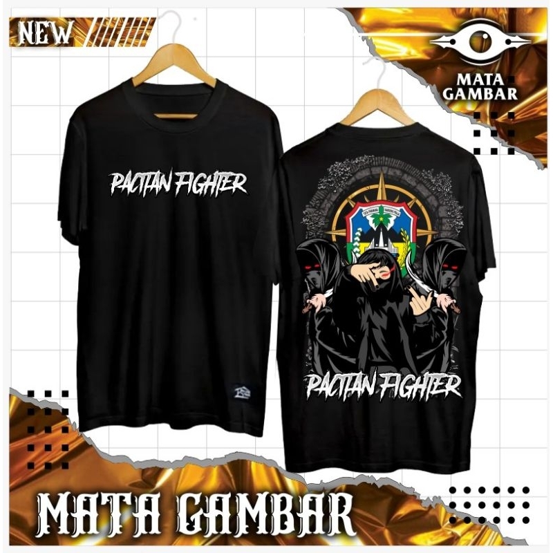 KAOS PACITAN FIGHTER / KAOS PACITAN / GRATIS ONGKIR / COD