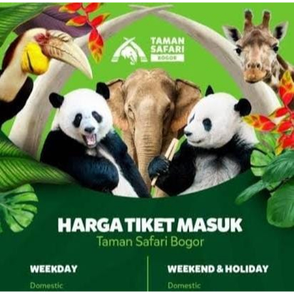 Tiket Taman Safari Indonesia Bogor + Istana Panda