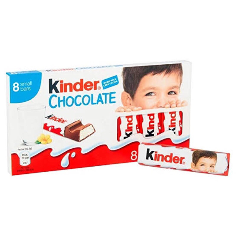 

READY STOCK SIAP KIRIM KINDER CHOCOLATE ISI 8 IMPORT FROM DUBAI