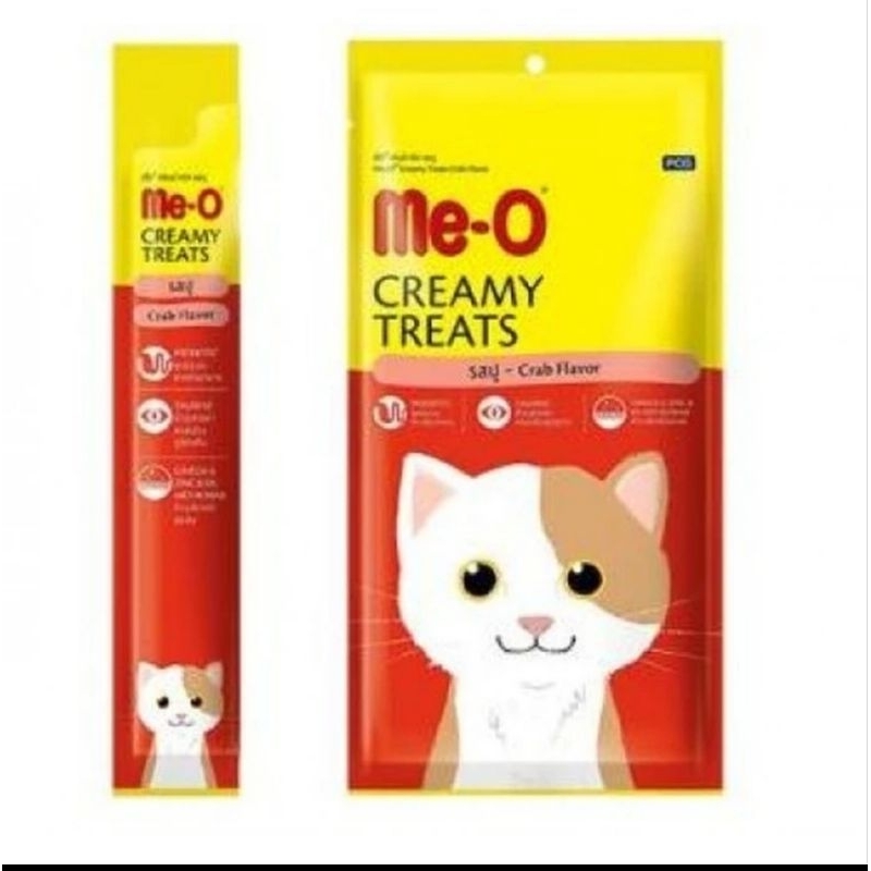 Snack kucing MEO CREAMY TREATS 15GR (isi 1pcs) bio creamy 15gr liquid 15gr cemilan kucing meo creamy SATUAN