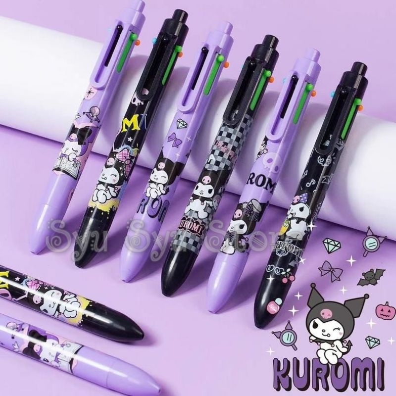 

Bolpen Pen Pulpen 6 Warna Kuromi
