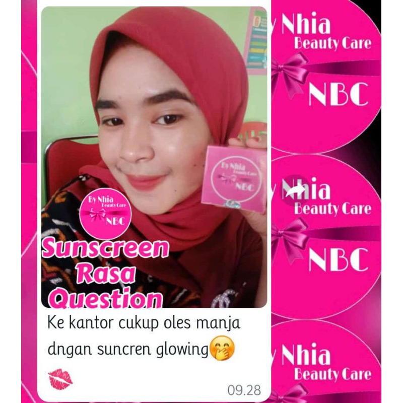 Sunscreen glowing by Nhia beauty care (BPOM)