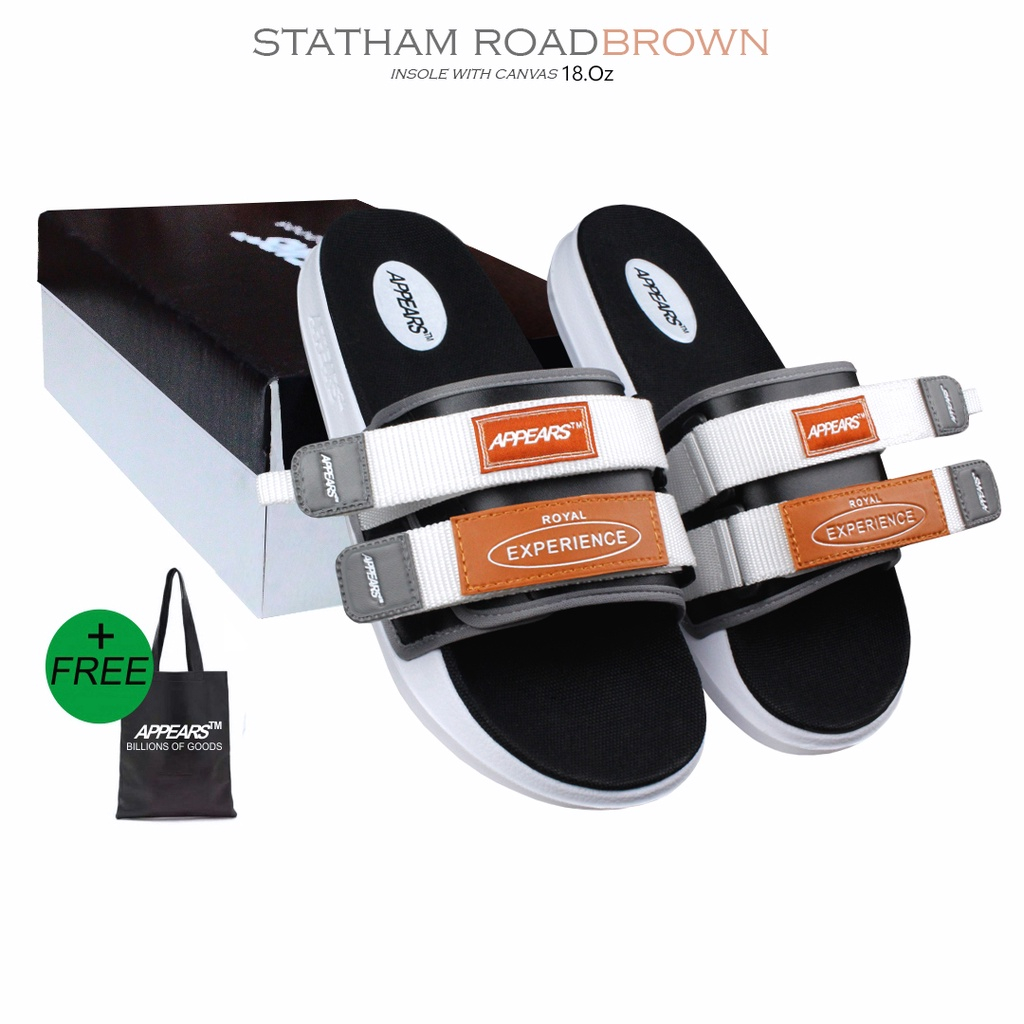 Appears - Sandal slide - Code "Road Brown" - Unisex - Original