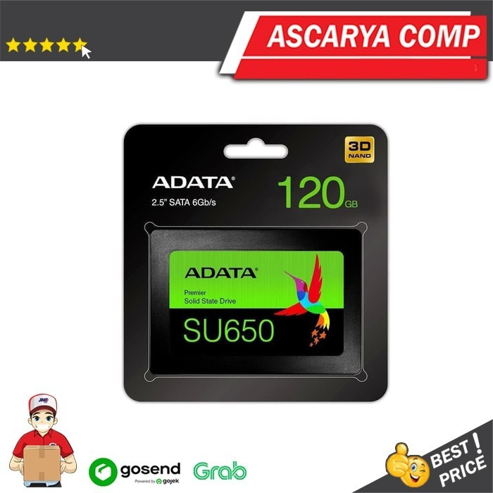 ADATA SSD SU650 120GB SATA III ( R/W Up to 520 / 450MB/s )