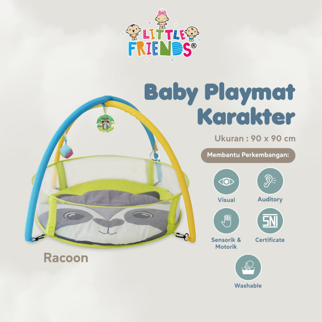 Baby Playmat Playgym Little Friends - LFP1010