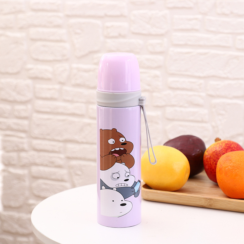 Botol Minuman Anak Termos Bear Beruang Air Panas Stainless Steel 500ML