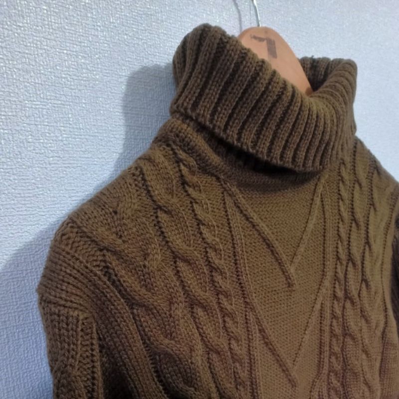 TURTLENECK TUNIK CABLE PREMIUM