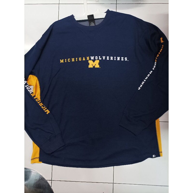NFL Michigan Team Starter Long Sleeve Original Size 2XL dan 3XL