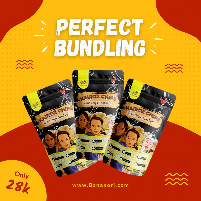 

KAIROZ SNACK Paket Bundling 3pcs 100g